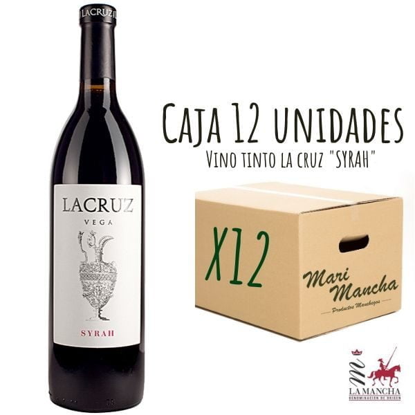 vin La Cruz Vega Syrah (x12)